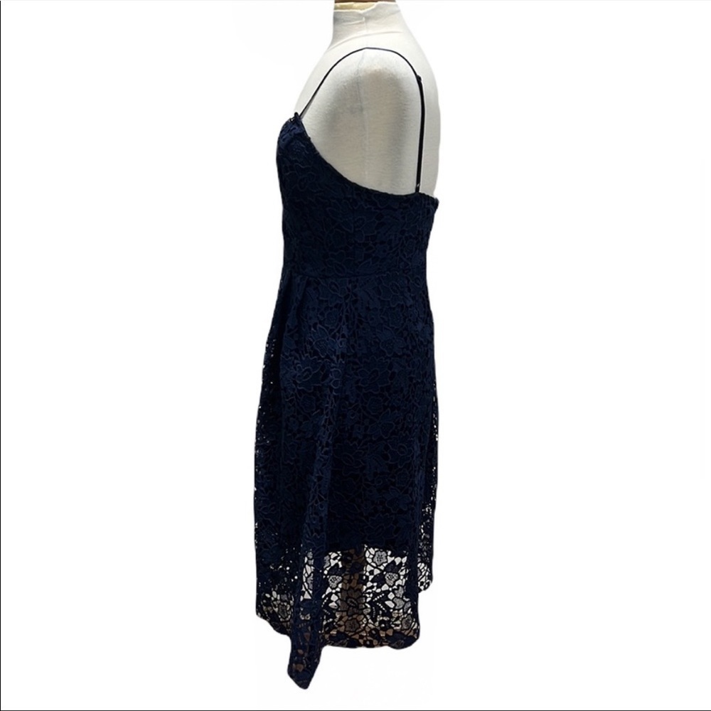 FIND - ASTR the Label Blue Lace Dress Size L - Picture 4 of 8